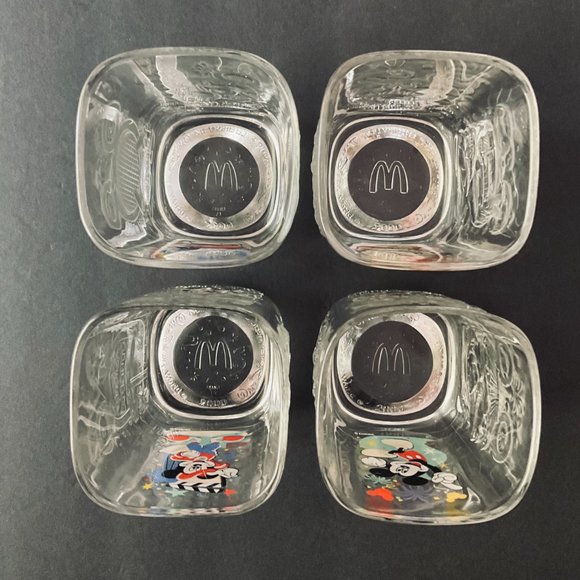 VINTAGE Disney MCDonalds 2000 Anniversary Set of 4 Glasses NWOT - Picture 11 of 11